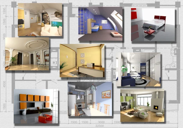 Elegantly designed living room